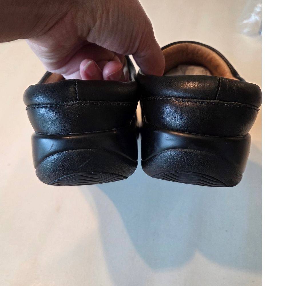 Alegria Kay Mules Leather Slip On Comfort Black Professional Work Clog 40 9-9.5 - Picture 4 of 11